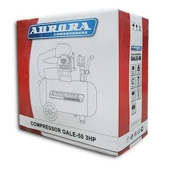 Купить бюджетный поршневой воздушный компрессор Aurora GALE-50