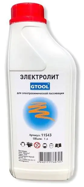 Электролит для электрохимической пассивации 1л, Gtool