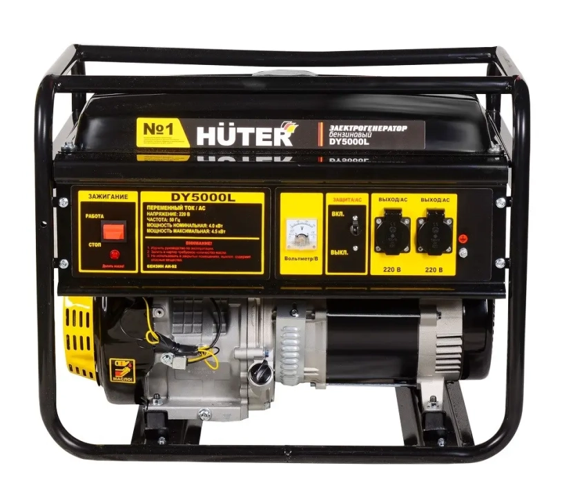 Бензиновый генератор Huter DY5000L