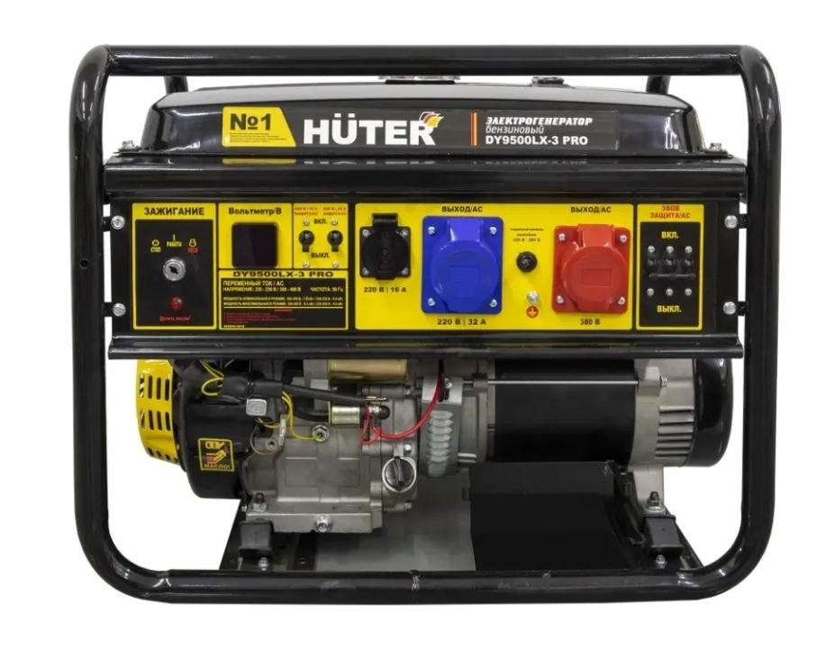 Бензиновый генератор Huter DY9500LX-3 PRO