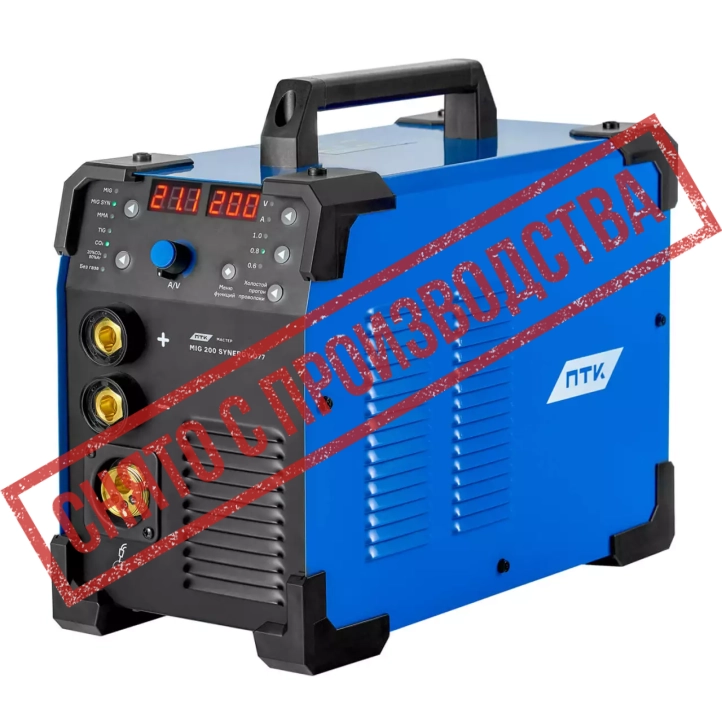 Сварочный полуавтомат ПТК МАСТЕР MIG 200 SYNERGY D77