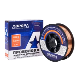 Сварочная проволока омедненная ER70S-6 ∅ 1.0мм / 5кг, Aurora