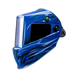 Купить профессиональную сварочную маску FoxWeld Корунд МЕГА (синяя) в СПб