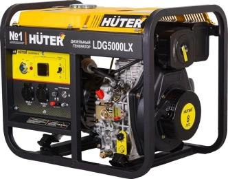 Электрогенератор дизельный Huter LDG 5000LX